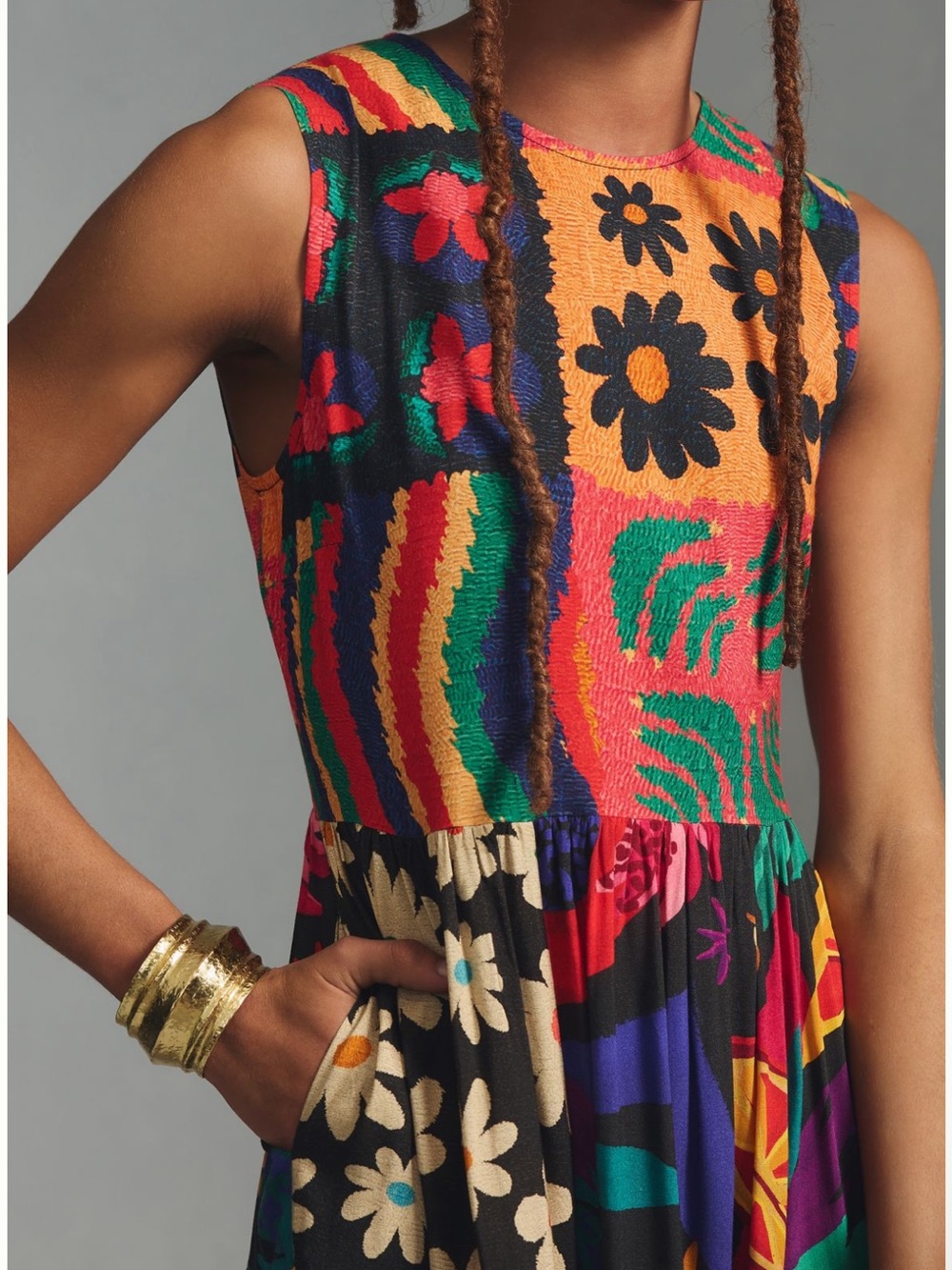 Farm Rio Pop Print A-Line Dress XL - Picture 4 of 16
